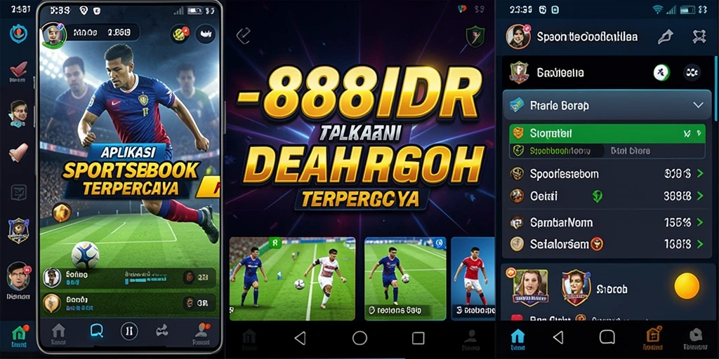Tampilan gameplay aplikasi Sportsbook 888IDR yang menarik.
