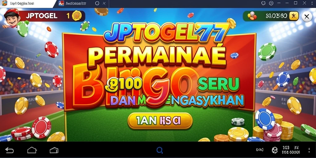 Screenshot gameplay JPTOGEL77 yang menampilkan keseruan permainan Bingo.