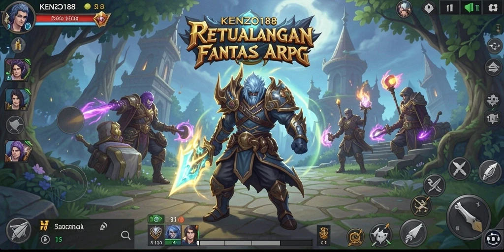 Gameplay KENZO188 menampilkan petualangan menakjubkan dalam dunia ARPG.