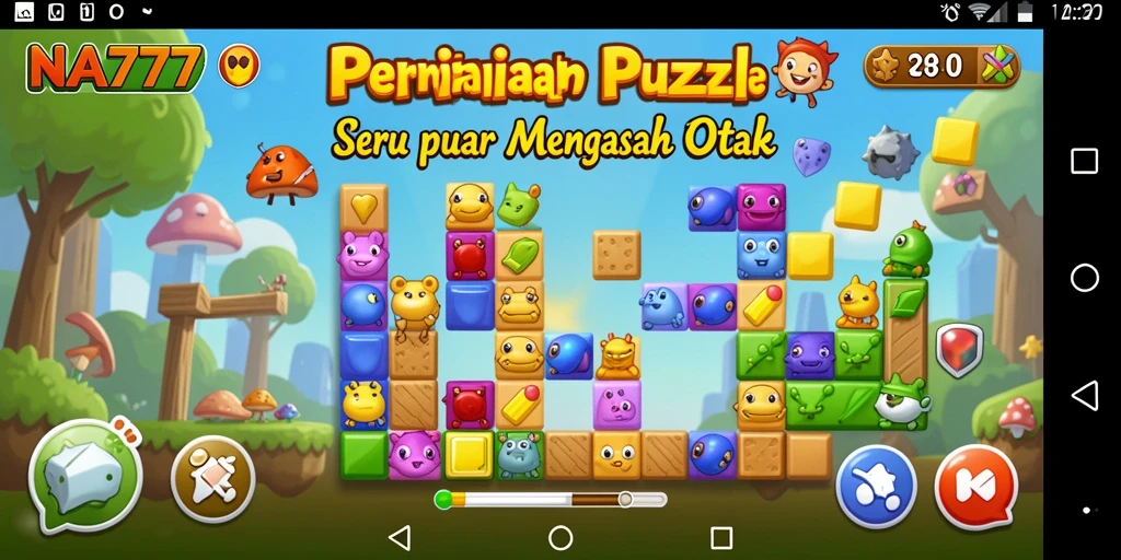 Tangkapan layar menampilkan gameplay seru NA777 dengan berbagai teka-teki menantang.