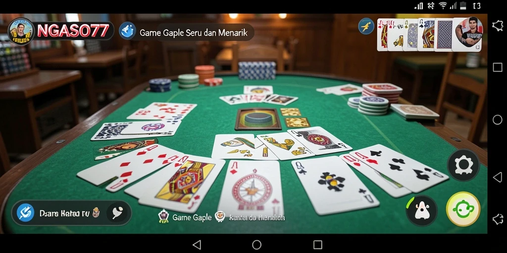 Tampilan gameplay seru dan interaktif dalam NGASO77.