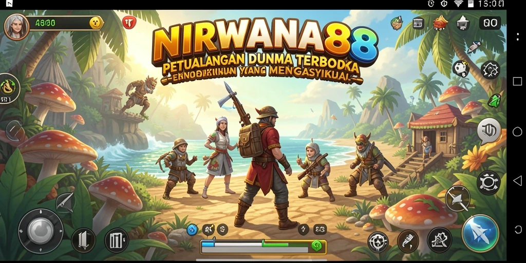 Tampilan gameplay NIRWANA88 yang menakjubkan di dunia terbuka.