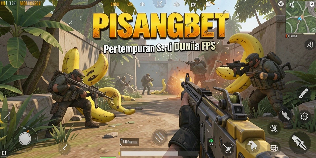 Gameplay intens PISANGBET yang penuh aksi FPS.