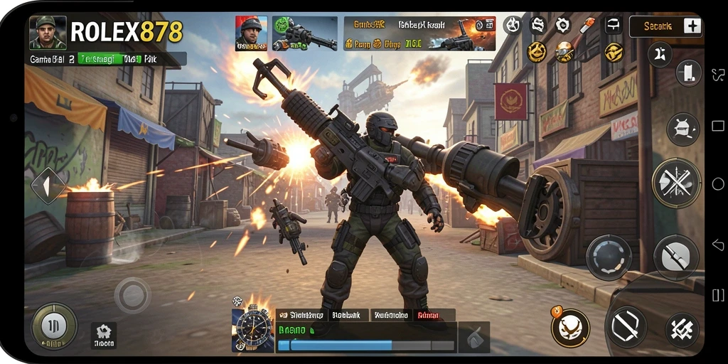 Tampilan gameplay <strong>ROLEX878</strong> yang menegangkan dengan strategi yang mendalam.