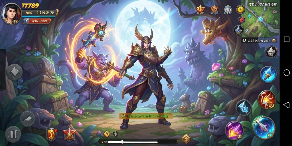 Tampilan gameplay TT789 menampilkan petualangan seru di dunia fantasi.