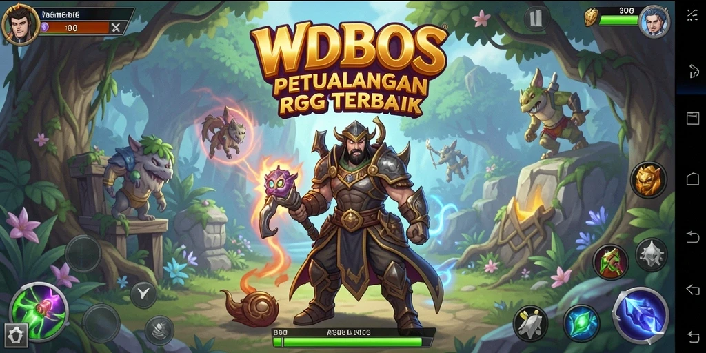 Screenshot gameplay WDBOS yang menampilkan pertarungan seru dan karakter yang kaya.